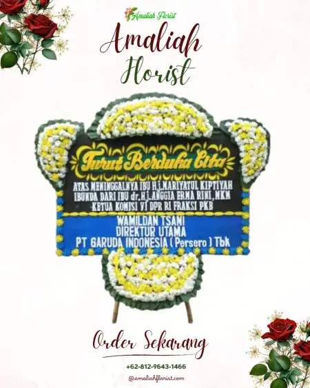 Papan Bunga Duka Seluas